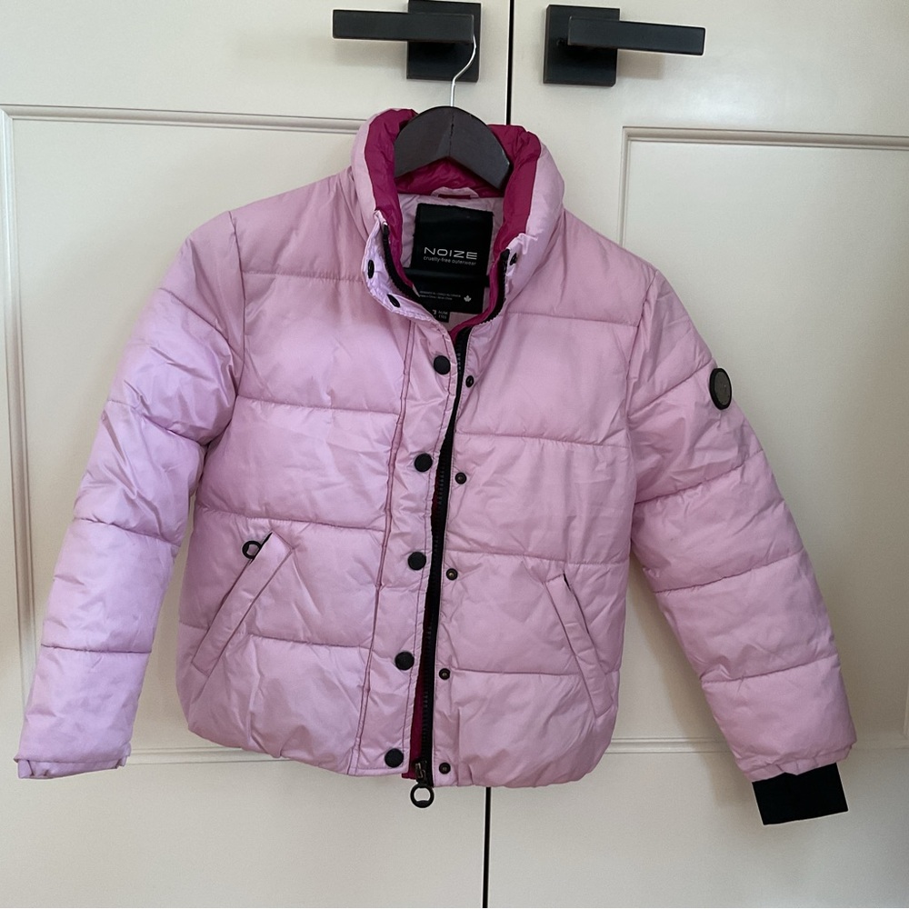 Noize girl’s Light Pink Puffer Jacket size 10y (m)